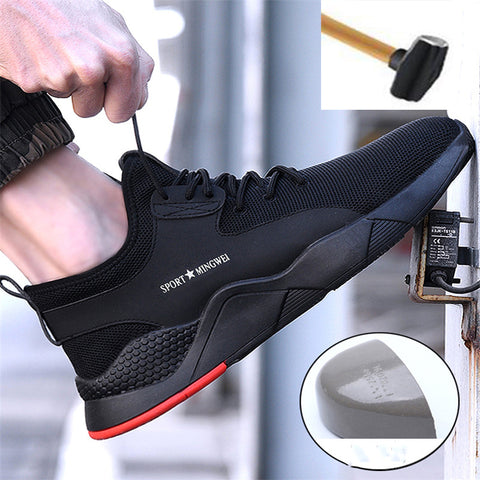 Men's Casual Breathable Outdoor Sneakers Puncture Proof Boots