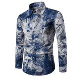 Men Shirt |Men Dress Shirt| Long Sleeve Shirts |Floral Printed Shirt |Casual Slim Shirt|