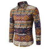 Men Shirt |Men Dress Shirt| Long Sleeve Shirts |Floral Printed Shirt |Casual Slim Shirt|