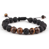 Adjustable Lava Stone Beads Charm Bracelets | Fashionable Bracelets