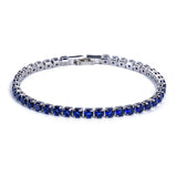Cubic Chain Crystal Tennis Bracelets | Fashionable Bracelets
