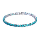 Cubic Chain Crystal Tennis Bracelets | Fashionable Bracelets