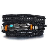 Leaf Leather Men Fashion Bracelet | Fashionable Bracelets | Charm Bracelets