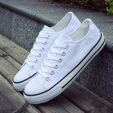 Fashionable Youth Mens Shoes Casual Unisex White Sneakers