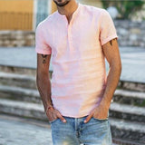 Linen Short Sleeve Summer Shirts