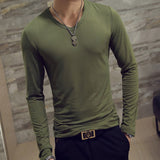 V Neck Pullover Casual Minimalist T-shirts
