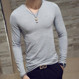 V Neck Pullover Casual Minimalist T-shirts