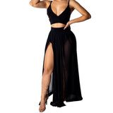 Long Skirt Crop Top Two Piece Set | Women Dress | Party Dress | Club Dress