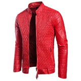 Fashion men leather jacket Spring autumn Casual PU coat
