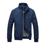 Men Jacket coat Singles Stand Collar Casual Jacket