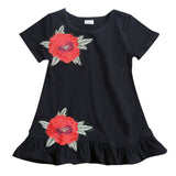Appliques Floral Party Baby 3D Flower Dress | Princess Children | Girls Dress Little girl dress
