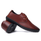 Fashion Business Mens Dress Shoes Round Toe Flats Classic