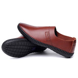Fashion Business Mens Dress Shoes Round Toe Flats Classic
